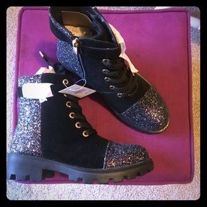 ✨NWT Sparkle And Glitter Combat Boots!✨